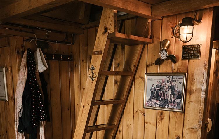 How to Measure for an Attic Ladder Quickly 1 Room with an attic ladder which can be part of the process of how to measure for an attic ladder