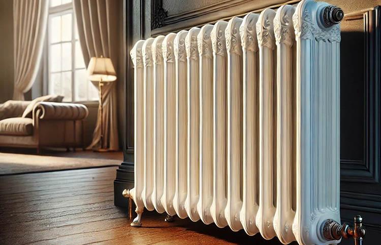 How to Measure Radiator Size Fast and Easy 3 A vintage radiator in a room